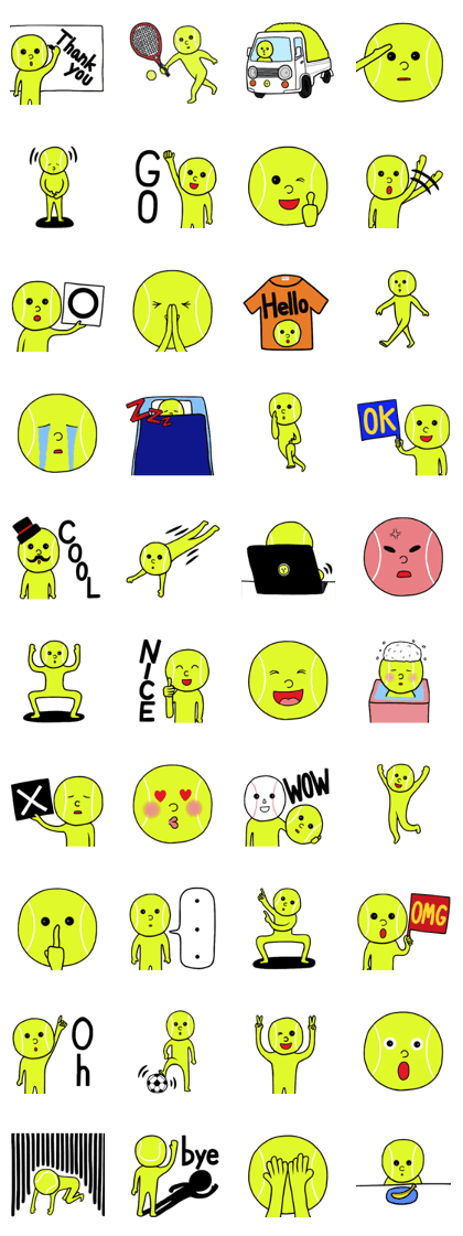 Tennis ball Man