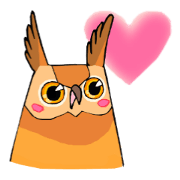 Cute horned owl 2