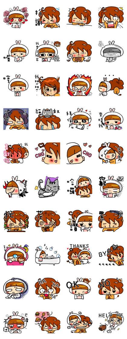 Maru usagi and lino