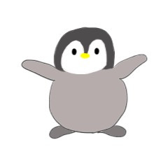 Happiness Penguin Sticker