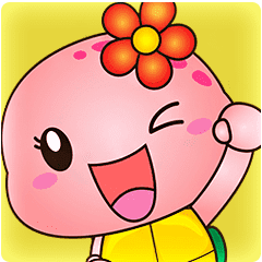 Pika the pink turtle 4 LINE stickers LINE STORE Pika the pink turtle 4 LINE stickers LINE STORE