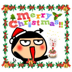 Christmas devil Sticker