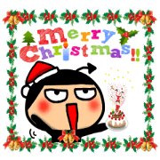 Christmas devil Sticker