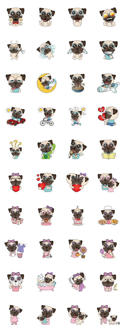 Arqupi  cute pugs