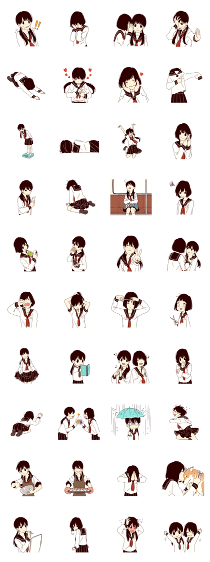 Warm fuzzy series(Sailor suit)
