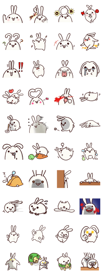 Protruding teeth's rabbit