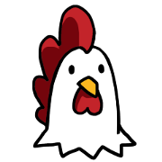 Chicken boy stamp