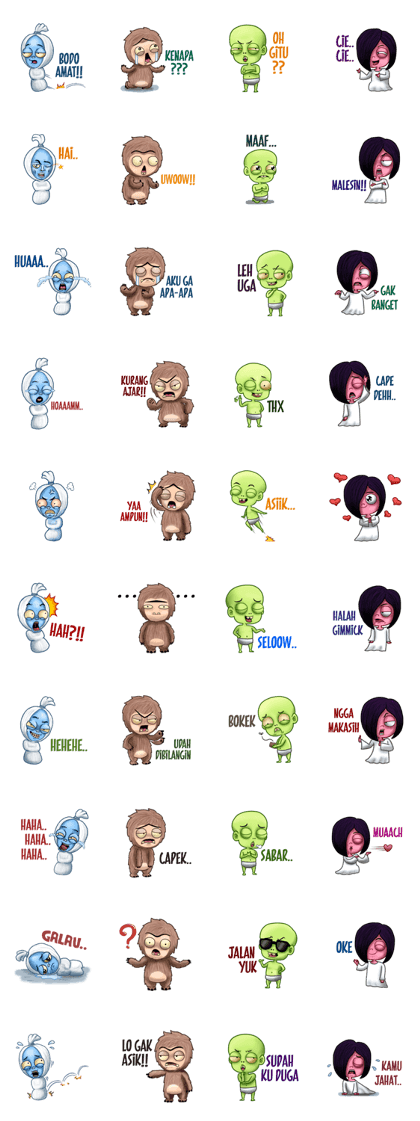 Indonesian Horror Characters
