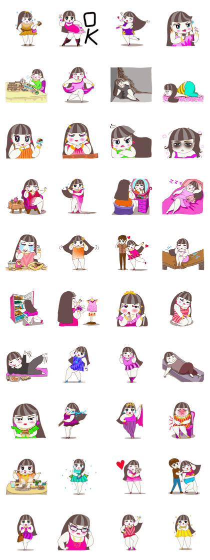 Pretty Chubby girl : Susie 2 (Eng)