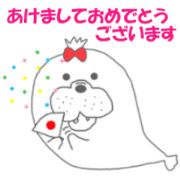 winter seals Christmas New Year