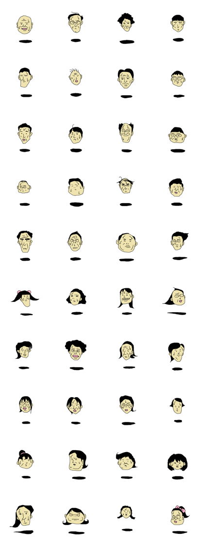 Floating face
