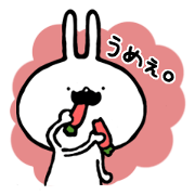 Rabbit of a mustache
