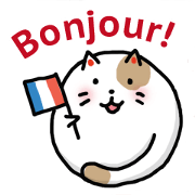 Bonjour Marunyanko -Round Cat -
