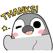 Pesoguin Stickers with Words_English