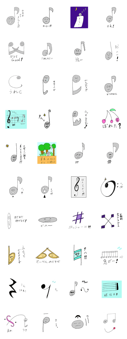 The world of musical notes!