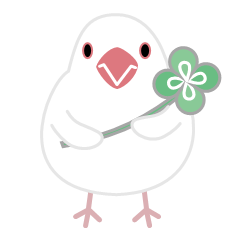 Sticker of a lovely Java sparrow2