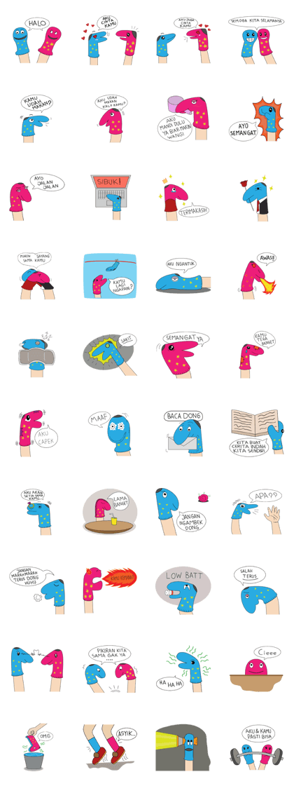 Mojah & Mojih Couples Sock