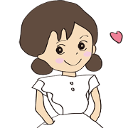 The girl who expressesl