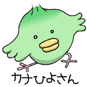 Kanahiyo-san, a canary from Kyoto.
