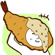 fried prawn man
