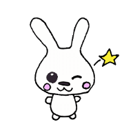 bunny salute sticker!