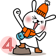 Cute rabbit 4st