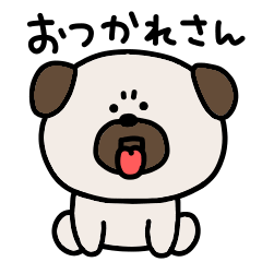 Surrealistic pug Kansai dialect