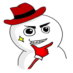 Emotions of Cool Snowman
