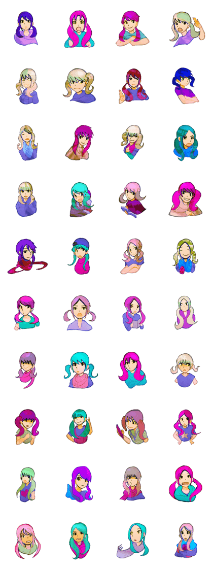 twin tailed girls 2