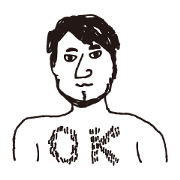 Higemunage Sticker