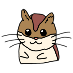 stickers of hamster