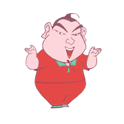 Boy Red dress mess  stir sticker offline