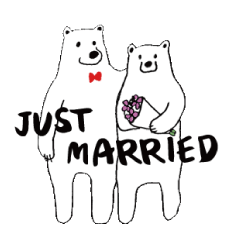 We Just Got Married Line Stickers Line Store