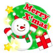 X'mas stickers -English-