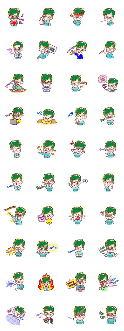 Green Hair Boy