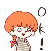 A cute blank face