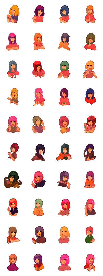 Girls expression