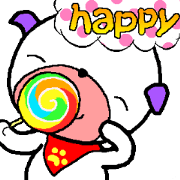Purin-chan with a sweet tooth