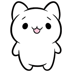 Kawaii kitten Sticker