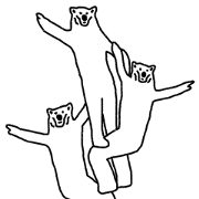Gymnastic formation Bear English ver.