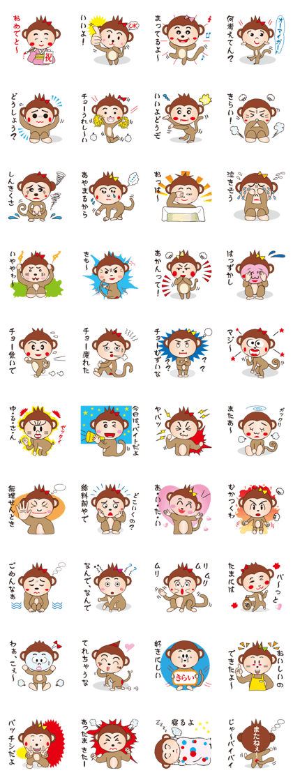 Cute and Angry Monkey