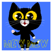 Black cat - Mew Mew