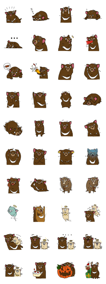 Tasmanian devil (angry)