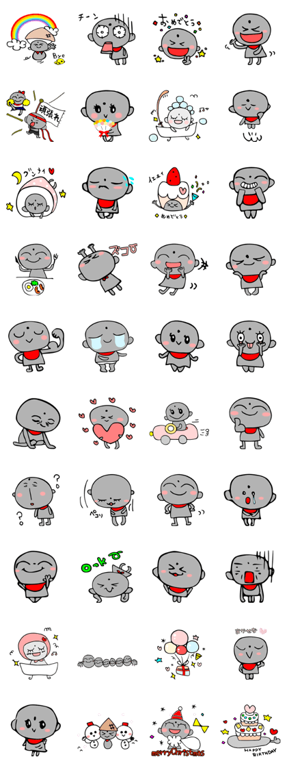 Japanese Jizo Sticker