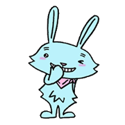 Blues Rabbit for my sweet heart