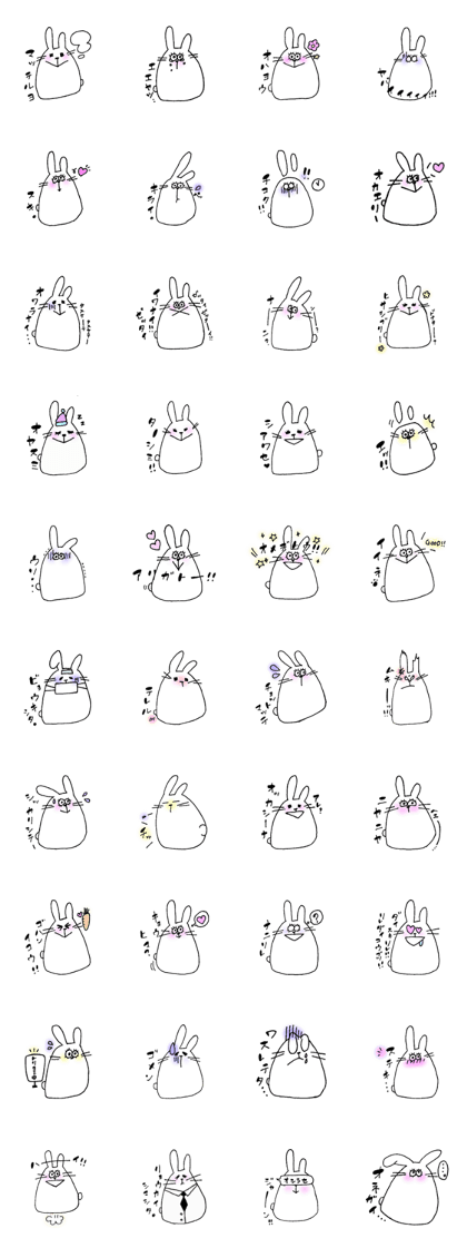 big eyes bunnies