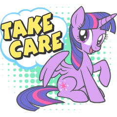 MY LITTLE PONY Take care sticker