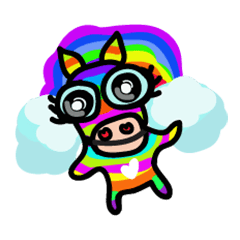 Rainbow Donkey