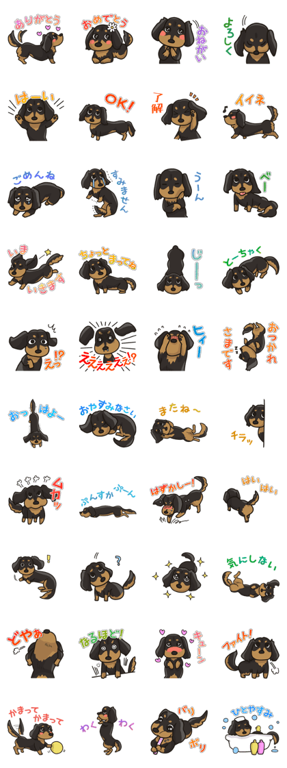 I Love Dachshund (Black Tan)