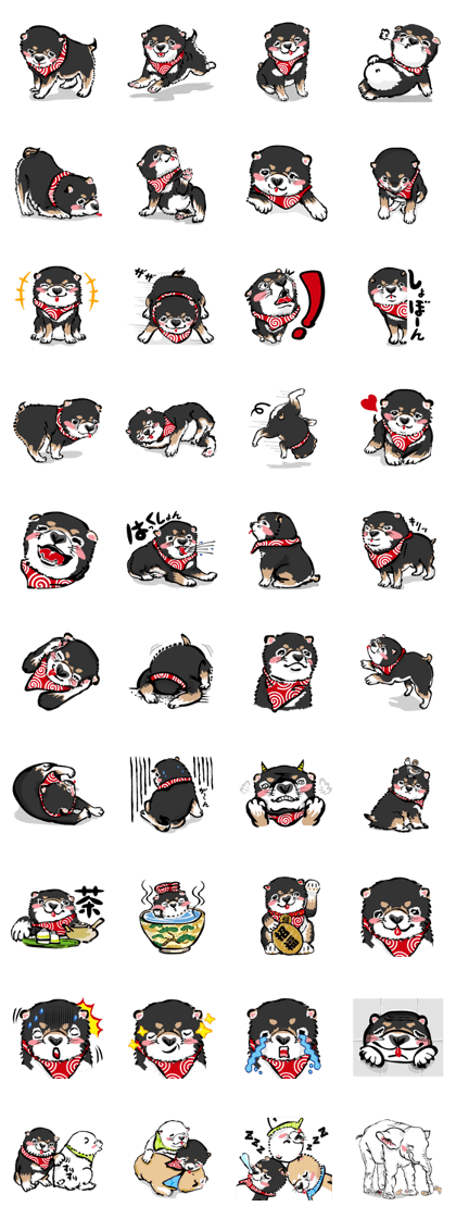 Edo Dog Puppy Edoccoinu Kuromame